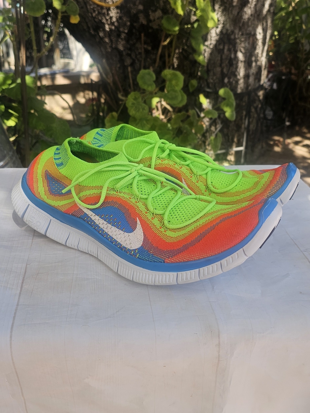 Nike Free Flyknit 5 Electric Green